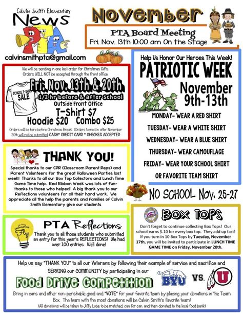 Free PTA Newsletter Templates