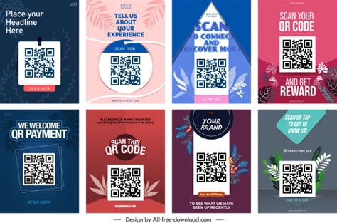 Free QR Code Poster Templates Download