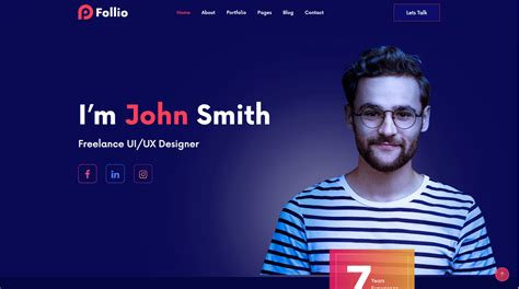 Free React Portfolio Template by Muhammad Arslan