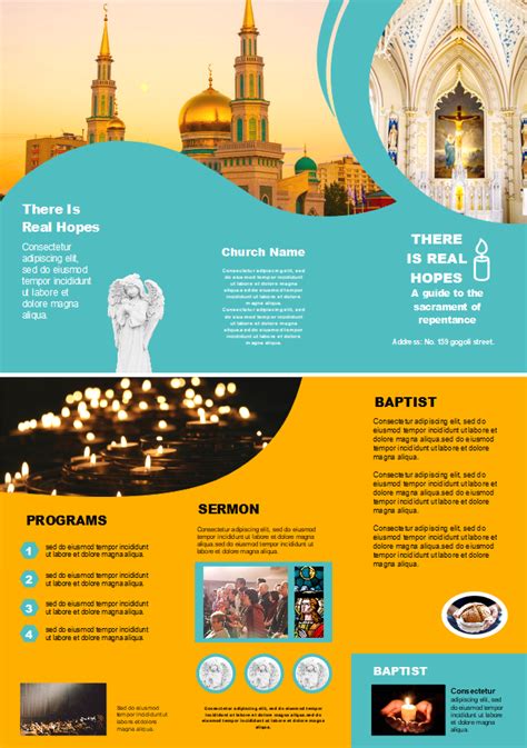 Free Religious Brochure Template 10