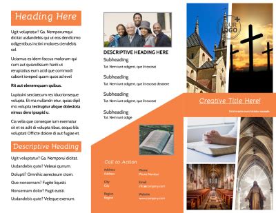 Free Religious Brochure Template 8