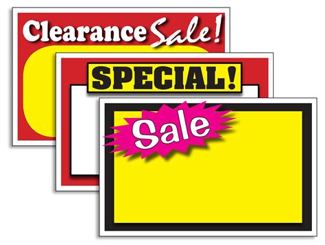 Free Retail Sale Signs Templates