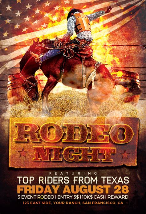 Free Rodeo Flyer Template