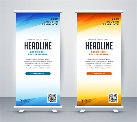 Free Roll Up Banner Design 6