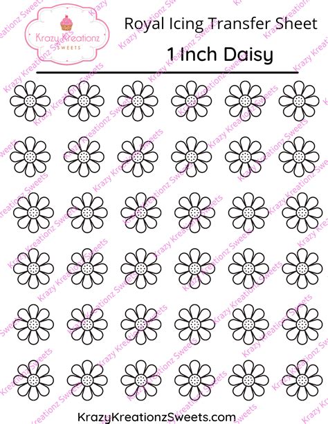 Free Royal Icing Transfer Templates