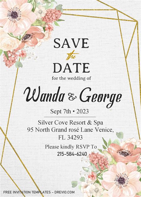 Free Save the Date Party Templates to Download