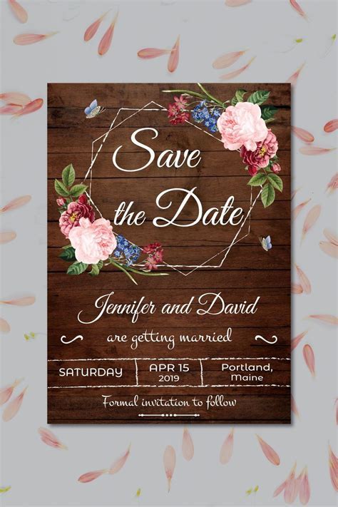 Free save the date templates for wedding