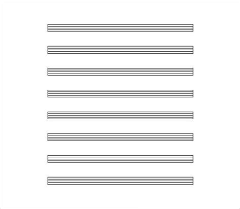 Free printable violin sheet music template