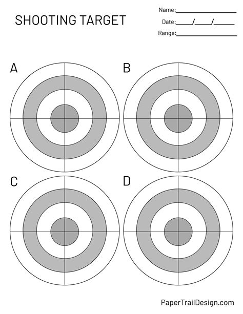 A person downloading free shooting targets