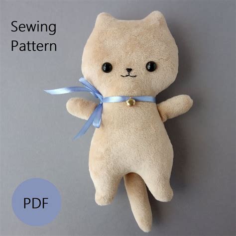 Free Simple Cat Plush Pattern