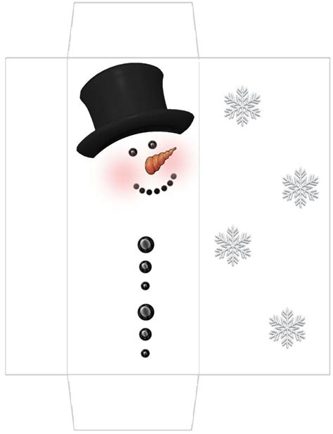 Free Snowman Hershey Bar Wrapper Template