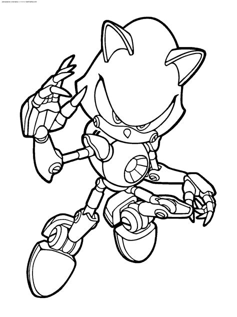 Free Sonic Coloring Sheets