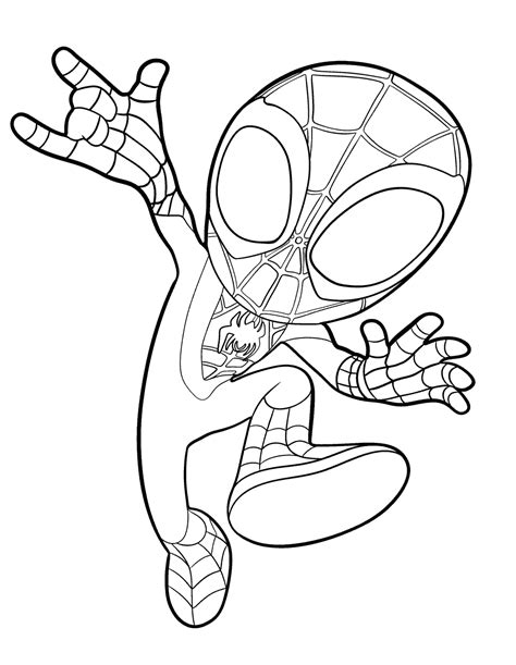 Free Spidey Printable Coloring Pages For Kids