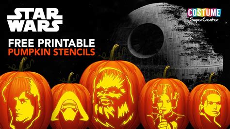 Free Star Wars Pumpkin Stencils