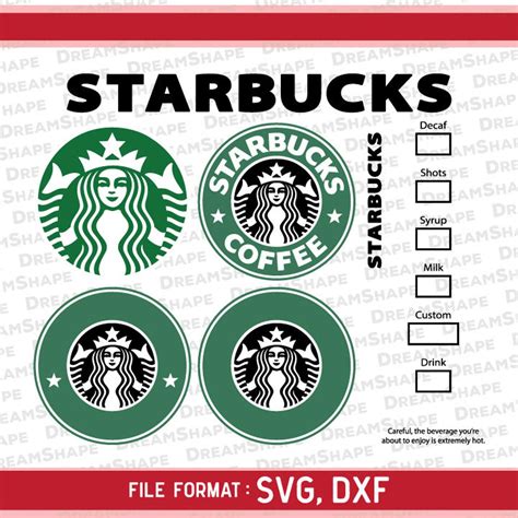 Free Starbucks SVG Templates