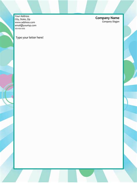 Free Stationery Templates