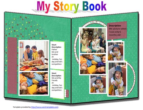 free storybook template example