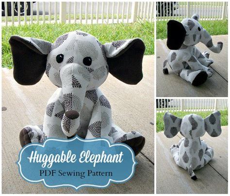 Free Stuffed Elephant Pattern