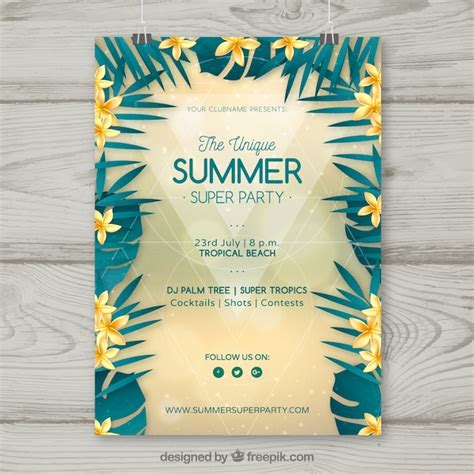 Free Summer Flyer Templates Word