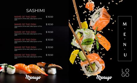 Free Sushi Menu Template Download