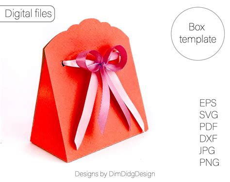 Free Svg Gift Box Templates