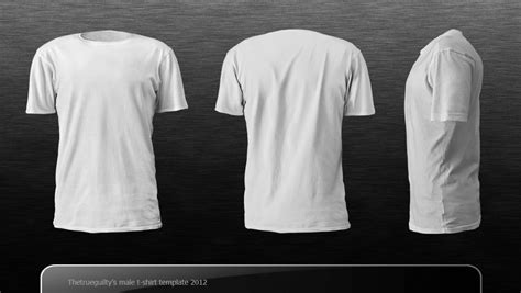 Free Blank T-Shirt Template PSD