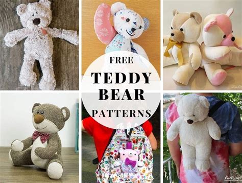 Free teddy bear patterns