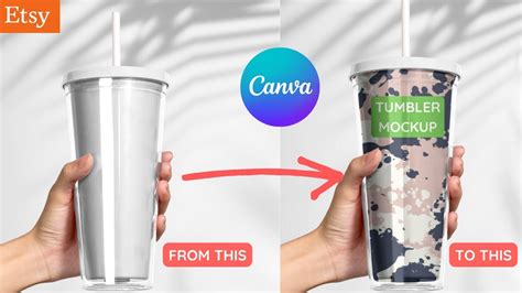 Free Template Tumbler Mockup Designs