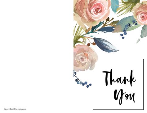 Free Thank You Card Templates Gallery