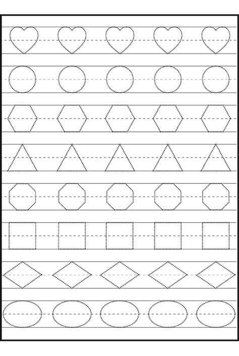 Free Tracing Worksheets for Kids