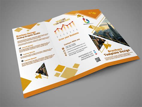 Free tri-fold template PSD