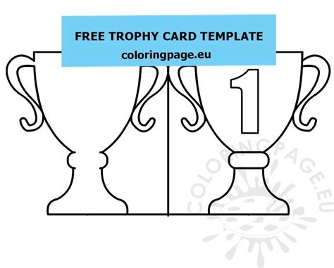 Free Printable Trophy Card Templates