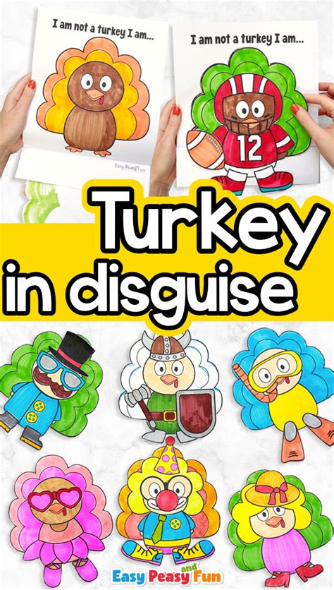 Free Turkey Disguise Printables for Kids