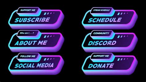 Free Twitch Panel Templates