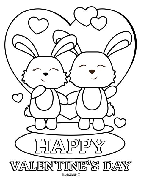 Free Valentine coloring pages