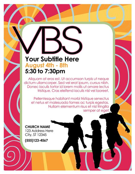 Free VBS Flyer Templates