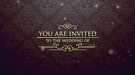 Free Video Invitation Template