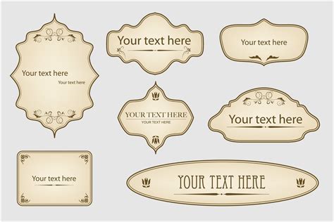 Free Vintage Labels Printable Templates