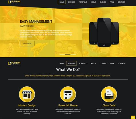 Free Website Template Download 3