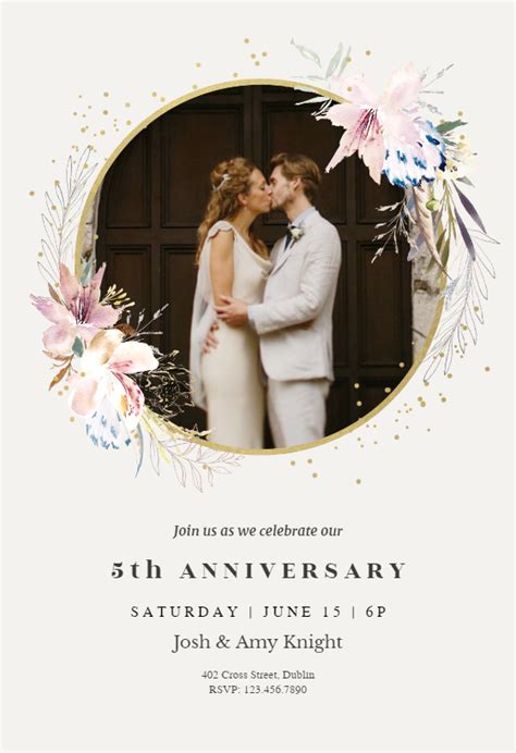 Free Wedding Anniversary Template 9