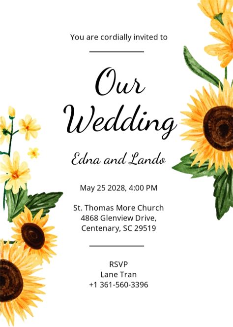 Free Wedding Invitation Templates for Google Docs