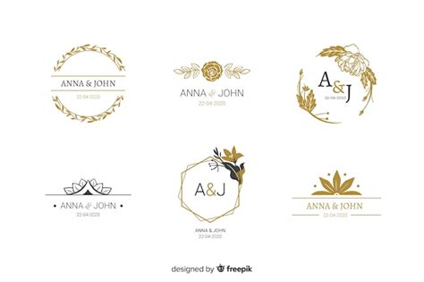 Free Wedding Logo Templates