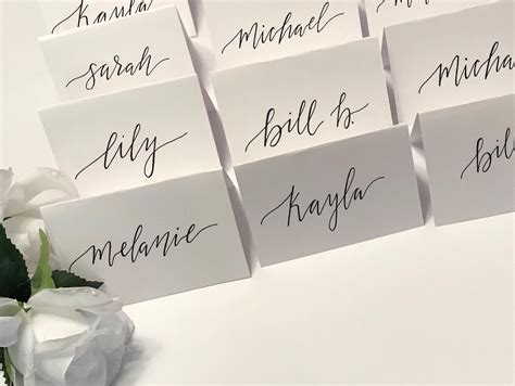 Free Wedding Name Card Templates