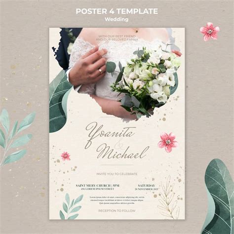 Free Wedding Poster Template