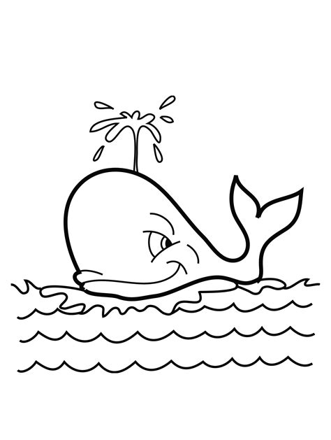 Free whale coloring pages for kids