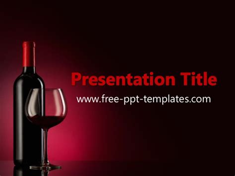 Where to Find Free Wine-Themed PowerPoint Templates