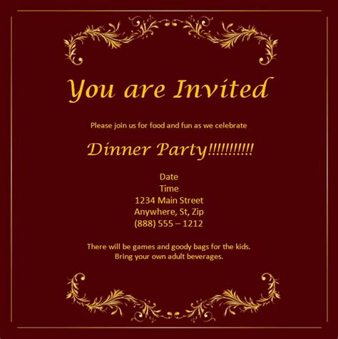 Benefits of Free Word Invitation Templates