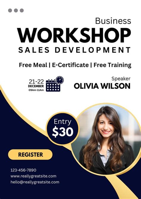 Free Workshop Flyer Templates