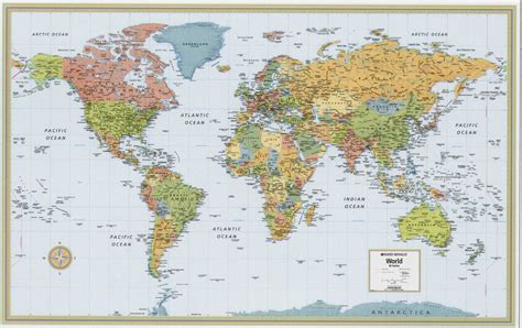 5 free world map with countries printable