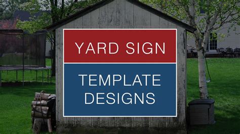 Free Yard Sign Templates